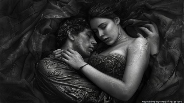 Regards intimes en portraits noir et blancs